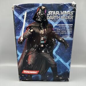 Star Wars Darth Vader Screamin Vinyl Model Kit Unbuilt Open Box USA 1992 New
